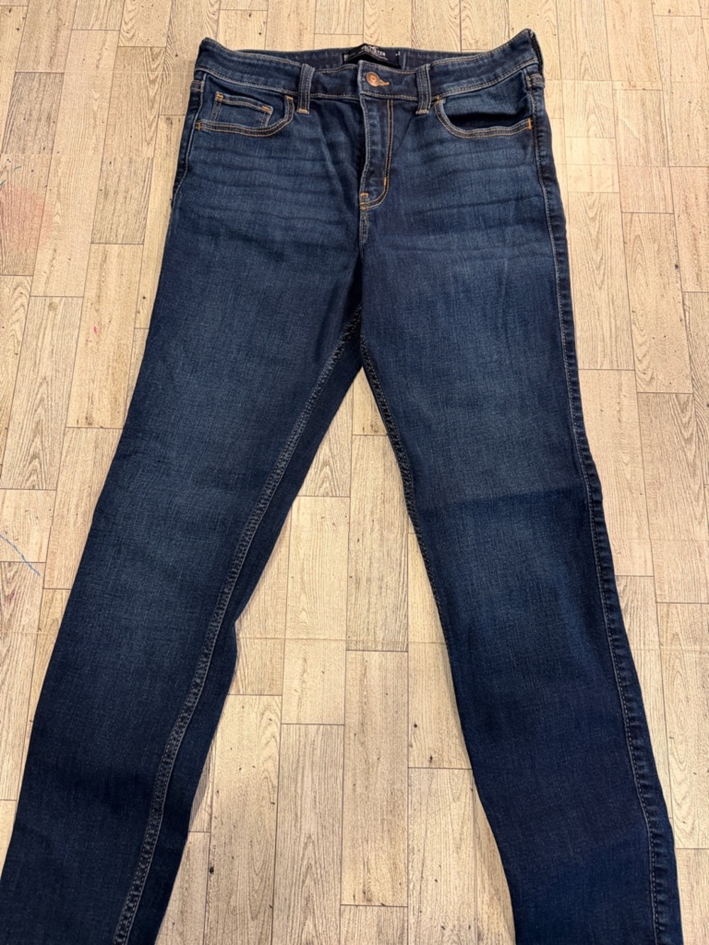 Hollister Dark Indigo Straight Leg Women's Jeans
